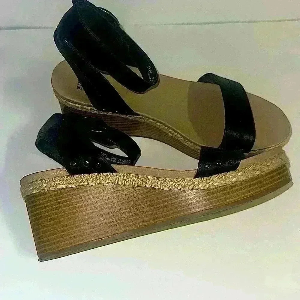 Frye and Co Women’s livia wedge sandals 10M - Picture 5 of 8